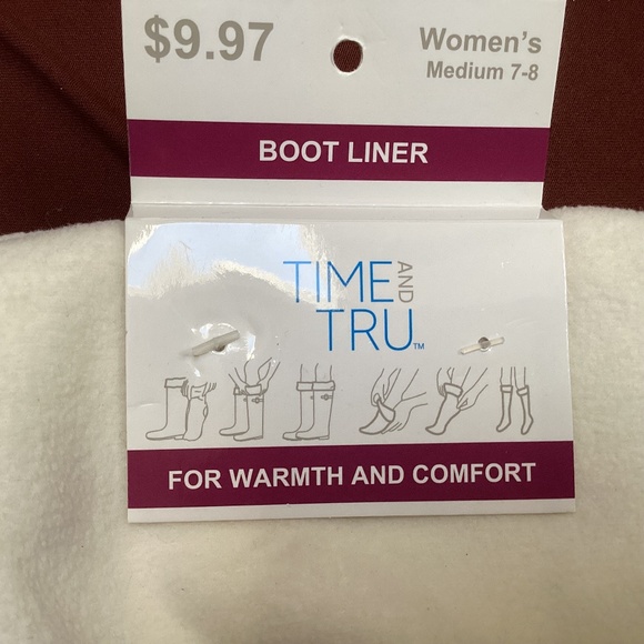 Time and Tru Women’s Comfort Sock Easy On/Off Soft Sole New With Tag - Picture 5 of 5